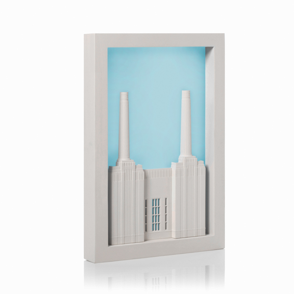 battersea power station poparc Model. Product Shot Front View. Architectural Sculpture by Chisel & Mouse