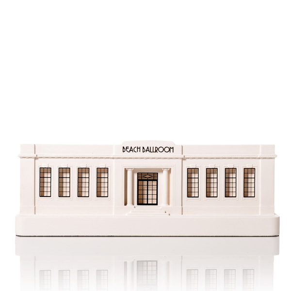 Beach Ballroom Model. Product Shot Front View. Architectural Sculpture by Chisel & Mouse