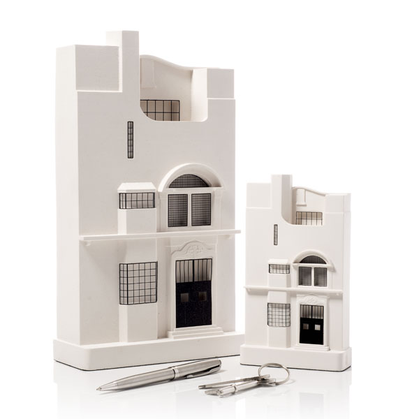 Glasgow School of Art Model. Product Shot Front View. Architectural Sculpture by Chisel & Mouse