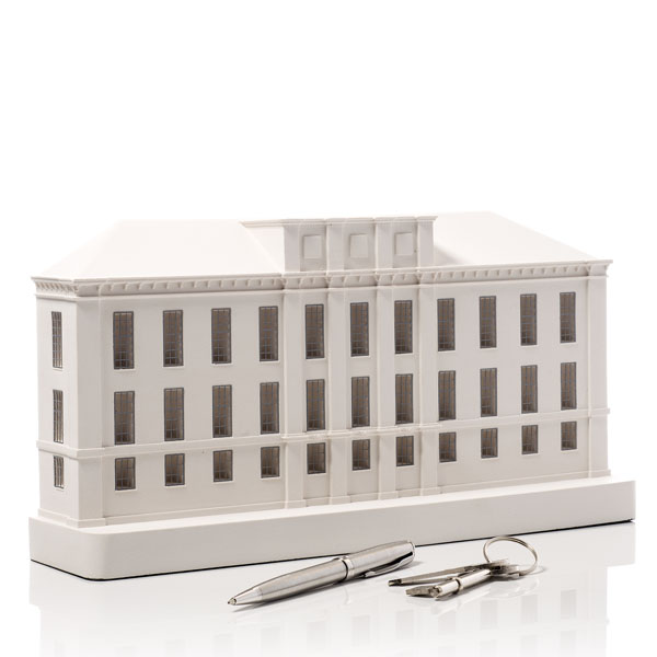 Kensington Palace Model. Product Shot Front View. Architectural Sculpture by Chisel & Mouse