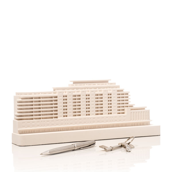 Marine Court. Product Shot Front View. Architectural Sculpture by Chisel & Mouse