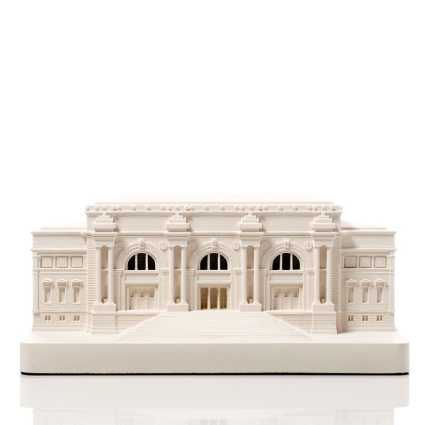 Metropolitan Museum Model. Product Shot Front View. Architectural Sculpture by Chisel & Mouse