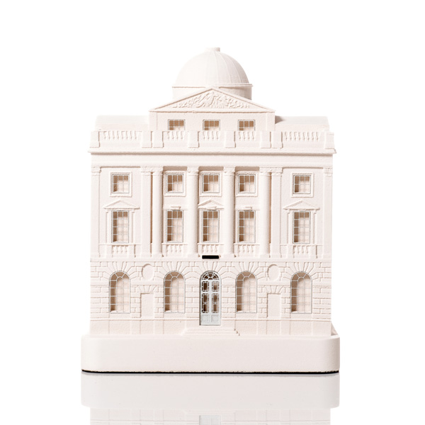 Somerset House Model. Product Shot Front View. Architectural Sculpture by Chisel & Mouse