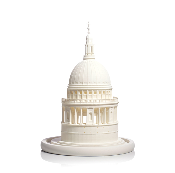 st pauls cathedral Model. Product Shot Front View. Architectural Sculpture by Chisel & Mouse