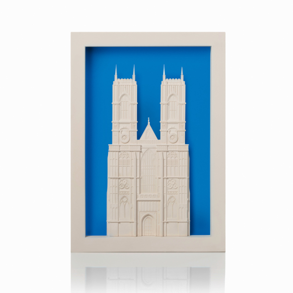 westminster abbey poparc Model. Product Shot Front View. Architectural Sculpture by Chisel & Mouse