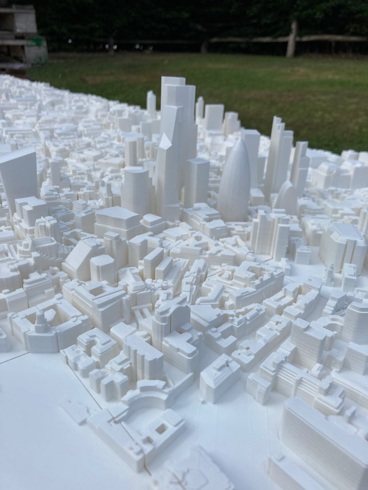 XL format London cityscape close up