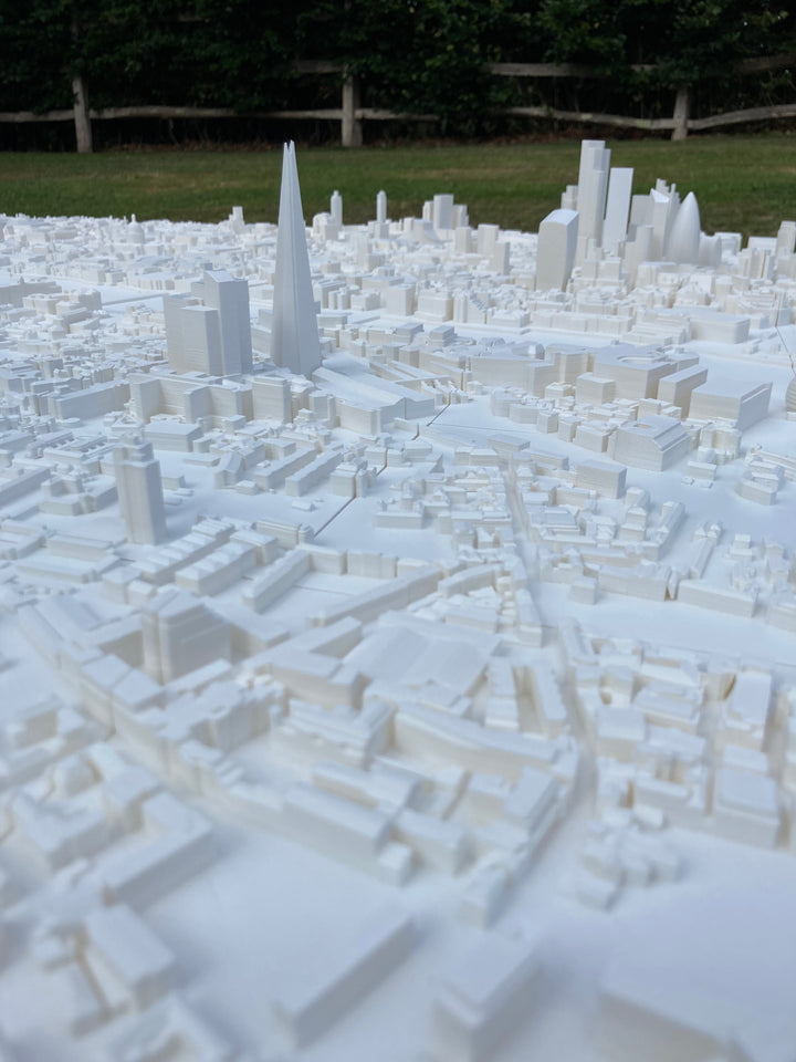 XL format London cityscape close up