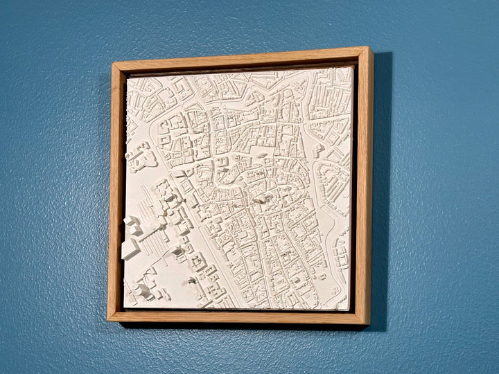 3D map of Utrecht with a light frame
