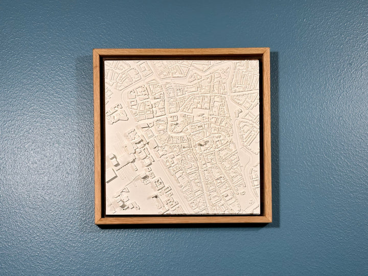 3D map of Utrecht with a light frame