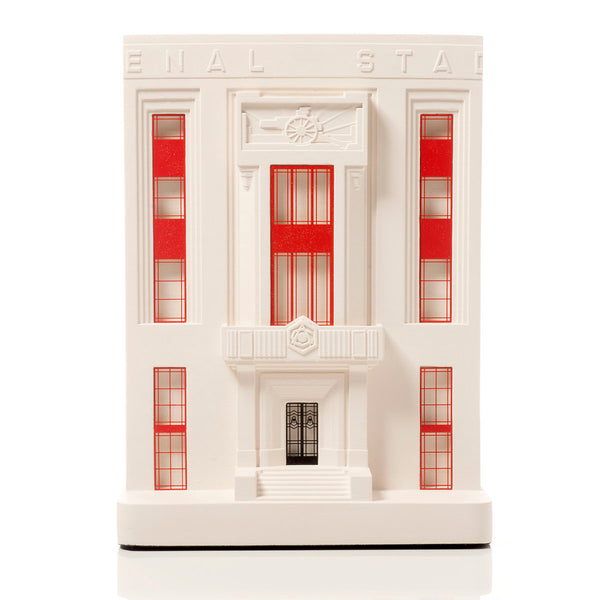 Arsenal's Highbury Stadium architectural scale facade model