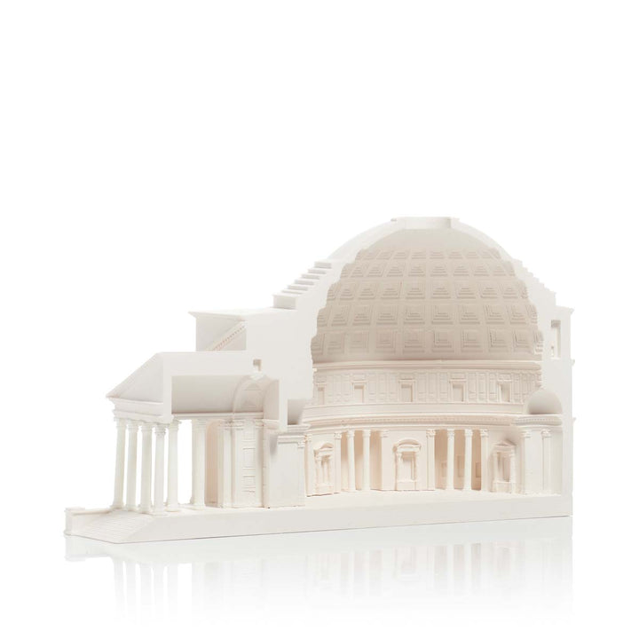 Pantheon cutaway architectural scale model packshot from an angle