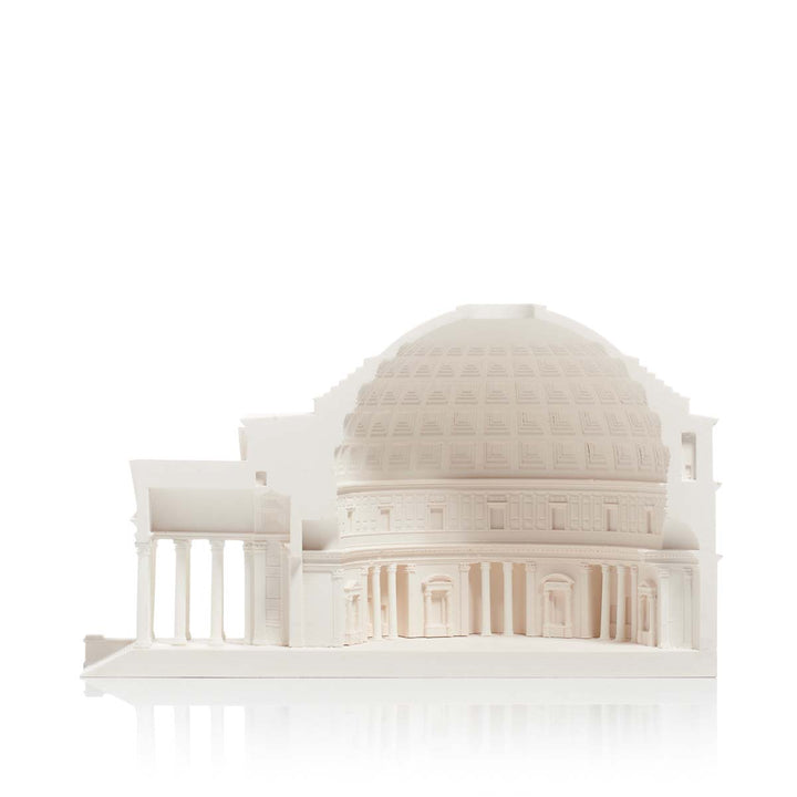 Pantheon cutaway architectural scale model pack shot from the front