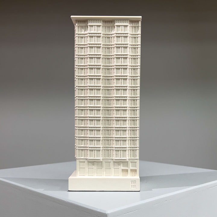 Reliance Building facade architectural scale model