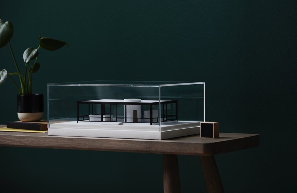 Architecture model fashion glass